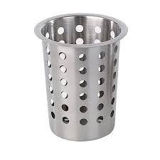 SILVERWARE CYLINDER PERFORATED STAINLESS STEEL